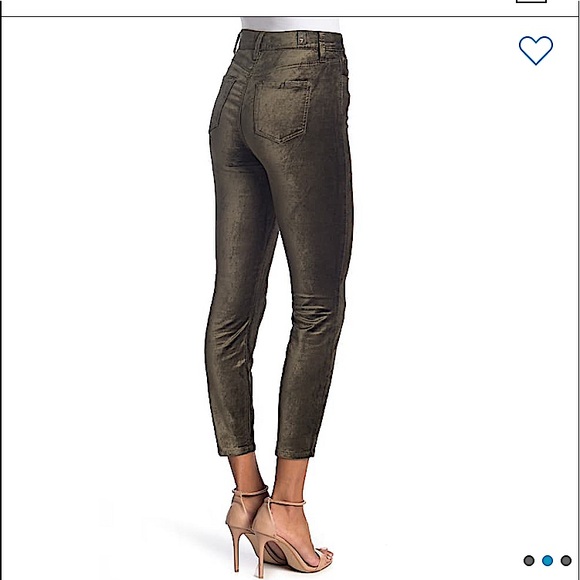 7 For All Mankind Hi Waist Velveteen Skinny Pant - Picture 2 of 4